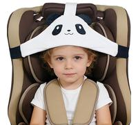 MINGZE Support de Tête de Siège de Voiture D'enfant de Bébé, Coffre-fort de Voiture et Positionneur de Sommeil Confortable, Ceinture de Fixation Réglable de Seat de Sécurité (Blanc)