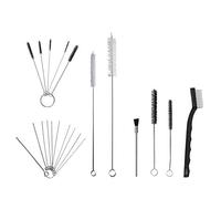 mingzhe 17 Pièces Kit de Nettoyage de Buse Lance Pulvérisation Outils Nettoyage en Profondeur Durables qualité Supérieure pour Aérographe et Pistolets Pulvérisation