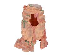 mingzhe Abri pour Reptiles en Résine, Décoration de Bouddha D'aquarium avec Ornement D'aquarium pour Petits Animaux de Compagnie, 9,6x7,9x5,3 Pouces