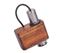 mingzhe Adeline Mini Micro de Contact avec Grain de Bois Naturel ébène pour Guitare Acoustique ukulélé Violon Tambour Guzheng