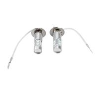 mingzhe Ampoule Antibrouillard LED Bleu Glacier 100 W avec 1200 Lm, 8 000 K pour H3, 20 Perles de Lampe LED, Plug and Play, AUCUNE Modification Requise, pour Antibrouillard, Phare, Feu