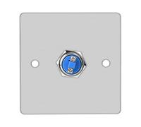 mingzhe Bouton Poussoir de Sortie de Porte en Acier Inoxydable pour Serrure | Testé 50 000 Cycles, 12 V CC, Sortie NO/NC/COM, Montage encastré, Indice 3 A/36 V CC.
