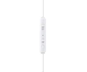 mingzhe Casque à Tube d'air à Oreille Unique avec Micro Antibruit pour Téléphones iOS, écouteur de sécurité Flexible pour la Conduite et l'exercice, écouteur de Radioprotection (Blanche)