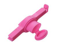 mingzhe Clip de Scellage de Collations en PP avec Buse Décharge étanche, Ouverture 4 Cm pour Le Stockage des Sacs Alimentaires Cuisine (Rose)