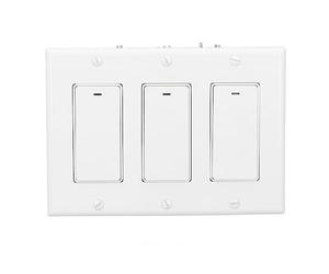 Mingzhe Commutateur WiFi Intelligent, Panneau Tactile, Télécommande Activée par la Voix pour les Solutions D'éclairage Domestique, 3 Gangs