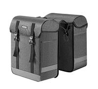 Mingzhe Conception Raisonnable, Stable et équilibrée, Sacs de Coffre de Sièges de Porte-vélo de Grande capacité, Installation et Démontage Faciles, Peinture Réfléchissante pour une (Grise)