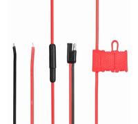 mingzhe Cordon d'alimentation avec Fusible pour Radio Mobile, Câble ABS +