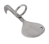 Mingzhe Couteau à Doigt de Curetage pour Animaux, Outil Précis en Acier Inoxydable pour la Chirurgie des Vaches, des Chevaux et Moutons