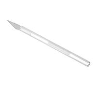 Mingzhe Couteau D'art avec Capuchon de sécurité, Lame en Acier Inoxydable | 5 Lames de Rechange Incluses, Manche en Métal Léger, Poignée Antidérapante, Parfait pour la Découpe de Papier, L'artisanat