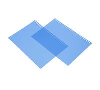 Mingzhe Couverture de Protecteur en Papier, Empêcher la Déformation de la Page Liaison Page Roulable Grosée Amovible pour les Rapports Documents (Bleu)