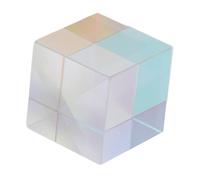 mingzhe Cube de Prisme Optique, Prisme de Cube en Verre à Dispersion Couleur pour la Réfraction la Lumière et Les Effets Kaléidoscopiques, Cadeau pour Les âges (20 * 20 * 20MM)