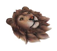 mingzhe Décoration Murale de Tête d'animal en Résine 3D, Sculpture de Faune avec Détails Peints à la Main pour Salon, Chambre à Coucher, Bar (Lionne)