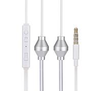mingzhe Écouteurs à Tube d'air de 3.5mm, Casque Stéréo à Rayonnement avec Microphone intégré et Réponse pour Smartphones