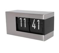 mingzhe Horloge à Bascule LED avec Affichage du Calendrier, Rotation Automatique des Pages 12 Heures AM PM, Horloge Perpétuelle Rétro pour Chambre à Coucher, Salon, Bureau