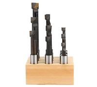 Mingzhe Jeu de 9 Barres D'alésage de Précision 3/8" pour Utilisation sur Tour, Fabriquées en Acier Rapide