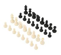 mingzhe Jeu D'échecs de Remplacement, Jeu D'échecs en Plastique ABS | Hauteur de Pièce de Tournoi Standard, Matériau ABS à Bord Lisse, Léger pour un Transport Facile, Compatible avec