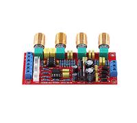 Mingzhe Kit de Carte de tonalité Préamplificateur HIFI NE5532 avec Commandes Réglables pour Systèmes Audio Domestiques-100x43,5mm (Planche finie)
