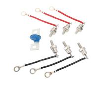 mingzhe Kit de Diodes de Redressement Générateur, Module 25A avec 3 Diodes Positives et 3 Négatives, Fils 8 Cm pour Le Remplacement Universel du Groupe électrogène