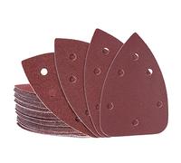 Mingzhe Kit de Papier Abrasif détaillé, Papier de Verre pour Souris, 40 Pièces, 140x100mm, 6 Trous