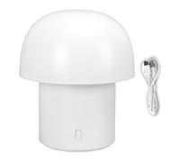 Mingzhe Lampe Diffuseur D'huiles Essentielles Ultra Silencieuse, Diffuseur D'aromathérapie de 160ml avec Veilleuse pour la Maison et Le Bureau, ABS Blanc 6,8x5,6 Pouces (Dessus Rond)