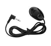 mingzhe Microphone Audio de Voiture, Micro Omnidirectionnel ABS 3,5 Mm sans Fil pour Conversation Audio de Voiture, Moniteur GPS, Transmission Vocale, Rétroviseur à Coller sur