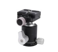 Mingzhe Mini Rotule, Tête de Trépied Panoramique à Bille en Métal de 30 Mm Grande Taille avec Plaque à Dégagement Rapide Type Arca, Système Verrouillage Triple pour Appareil