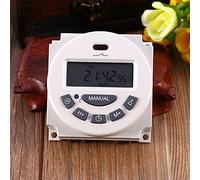 mingzhe Minuterie d'eau Numérique LCD, Contrôleur D'irrigation Automatique avec 16 Programmes Marche/arrêt, Synchronisation pour L'arrosage Goutte à Goutte de la Pelouse du Jardin