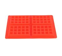 mingzhe Moule à Gaufres en Silicone Réutilisable, Moule à Gâteau, Plateau Muffins Antiadhésif, Machine Desserts DIY avec Résistance la Chaleur de 230 ℃ pour Four, (4 Rectangles consécutifs 51060)