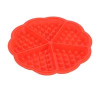 Mingzhe Moule à Gaufres en Silicone Réutilisable, Moule à Gâteau, Plateau Muffins Antiadhésif, Machine Desserts DIY avec Résistance la Chaleur de 230 ℃ pour Four, (5 modèles d'amour consécutifs 51068)