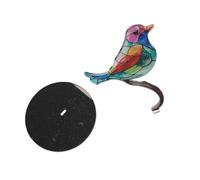 mingzhe Ornement D'oiseau en Acrylique sur Une Branche, Statue D'oiseau de Bureau aux Couleurs Vives, Artisanat Décoratif d'oiseaux avec Un Design de Réaliste pour (1 Oiseau)