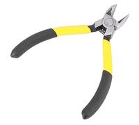 Mingzhe Pluche Diagonale Corps en Acier à Haut Carbone Pandle Non Glissement Randonnée Coucheur à Chasse D'eau pour Coupe de Fil Jaune Noir 5 Pouces