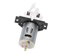 mingzhe Pompe Doseuse Péristaltique, DC 12 V 24 V pour Analyse Chimique | Auto-amorçante, sans Valves ni Joints, Remplacement Facile du Tube, Réversible CW/CCW, Tête de Pompe ABS à 3 Rouleaux, Tube