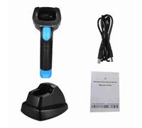 mingzhe Scanner de Codes-Barres sans Fil 1D 2,4 G avec Base de Récepteur
