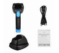 mingzhe Scanner de Codes-Barres sans Fil 1D 2,4 G avec Base de Récepteur