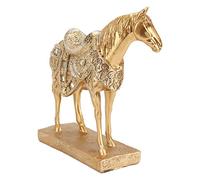mingzhe Statue de Cheval Debout en Résine, Sculpture d'art D'élevage avec Un Beau Design pour la Décoration de la Maison et du Bureau, Cadeau Luxe