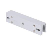mingzhe Support en Forme de U en Alliage D'aluminium pour Porte Verre sans Cadre à Serrure Magnétique de 180KG 350lbs, Installation Facile