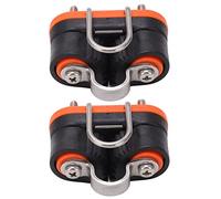 mingzhe Taquet à Came Marin avec Dent de Came Progressive, Roulement à Billes, Lignes de Maintien en Toute sécurité, Corps en Aluminium, Joint en Nylon, Voiliers, Kayaks, Canoës,