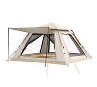 Mingzhe Tente Pop-up Instantanée pour 3 à 4 Personnes, Cabine Familiale Automatique Portable de 84,6 X 84,6 X 55,9 Pouces pour Le Camping, la Randonnée, L'alpinisme (S 3-4 Personnes)