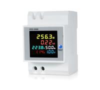 Mingzhe Testeur de Compteur D'énergie Numérique monophasé, Moniteur AC sur Rail Din pour Usage Domestique, Matériau ABS (CA 40 V-300 V et D52-2066)