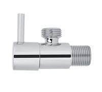 mingzhe Vanne d'angle en Laiton chromé, Vanne de Contrôle d'eau à Filetage G1/2 pour Robinet de Salle Bain