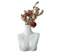 MINGZHE Vase Humain, Vase Corps Féminin Vase Corps Femme Sculpture Corps Vase Forme Féminine Courbe Moderne Art Corps Vase à Fleurs pour Décoration de Bureau à Domicile (B)