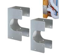 Minhaxue Chaussure à goujon, support de tuyau robuste - Support de goujons en acier galvanisé de calibre 16 | pour salle de bain, cuisine, encadrement de projets de plomberie