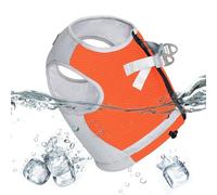 Minhaxue Harnais de Refroidissement pour Chiens | Harnais de Refroidissement en Tissu rafraîchissant à 3 Couches pour Chiens - Boucle réglable Bandes réfléchissantes Gilets Confortables pour Chiots