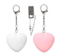 Minhaxue Lot de 2 lumières lumineuses en forme de cœur pour sac à main, Smart Touch Portable LED Cadeau, lampes de sac à main pour la, les amis, la petite amie, lamère