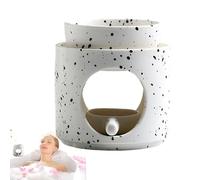 Minhaxue Porte-Bougie en Céramique pour Tea-Lights - Céramique Anti-Dérapante,Porte-Bougies À Thé Brûleur À Huile - pour Entrée Salle De Bain Chambre Salon Dortoir Yoga Salle À Manger Méditation