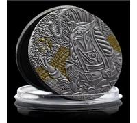 MINHBDER Pièces Commémoratives De La Mythologie Grecque Antique, Égypte, Poséidon, Le Dieu De La Mer, Pièce De Défi du Dieu Soleil, Collection Cadeau
