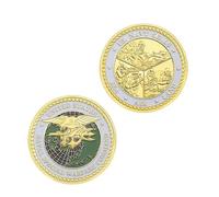 MINHBDER Pièces Commémoratives Plaquées Or du Commandement des Opérations Spéciales De La Marine Américaine, Pièces De Défi, Pièces Souvenirs des Navy Seals, Cadeaux