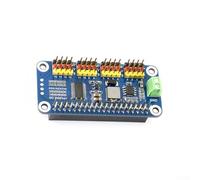 Minhe 16 canaux 12 bits pour module pilote PWM avec interface I2C pour bras robotiques, pour Raspberry Pi, puce PCA9685, 65 mm × 30 mm bleu PCB