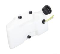 Minhe Accessoire de réservoir d'huile compact pour motoculteur Minhe | Perceuse à terre Machine de plantation d'arbre ABS Carburant Blanc 12 x 7,3 cm Pièces de forage de jardinage