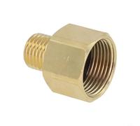 Minhe Adaptateur M22 en laiton - Filetage femelle de 22 mm vers mâle de 14 mm - Adaptateur métrique pour nettoyeur haute pression électrique - Raccord de tuyau pour plusieurs lances de nettoyeur haute